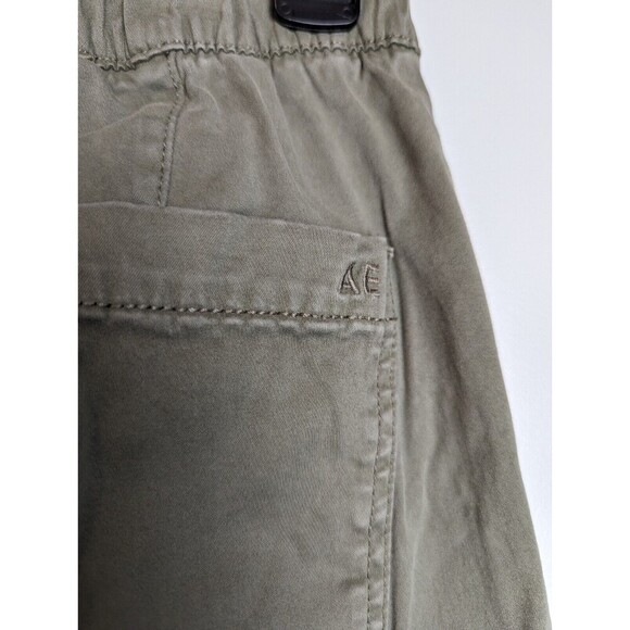 American Eagle Stretch High waisted Drawstring Pants Size 2 Regular Soft Pockets - Picture 6 of 12